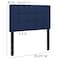 Flash Furniture Bedford Headboard, Twin Size, Navy Fabric HG-HB1704-T-N-GG - alternate 7